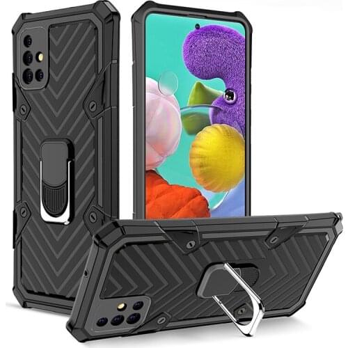 Shockproof Case For Samsung A51 A71 A41 A21 A11 A01 Ring Back Phone Cover for Galaxy S20 Ultra S20+Plus S10 Note 10 Lite