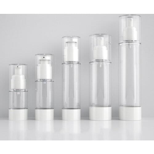 1pc Transparent Empty Spray Bottles 15ml/30ml/50ml/80ml/100ml Plastic Mini Refillable Container Empty Cosmetic Containers