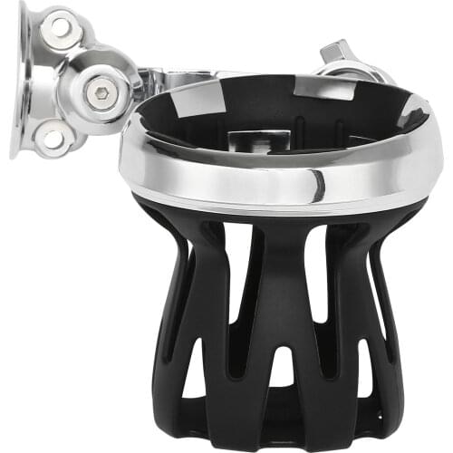 Motorcycle Universal Handlebar Mount Drink Cup Bottle Holder For Harley Touring Dyna