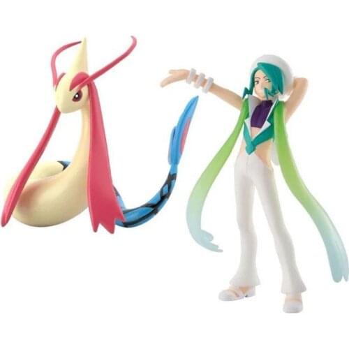 In Stock 100% Originele Bandai Anime Pokemon SCALE WORLD Milotic Wallace Hoenn Region PVC Action Anime Figure Toys for Boys