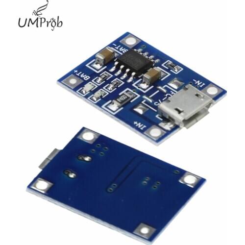 TP4056 5V / 1A Lipo Battery Charging Board 18650 Charger Module lithium battery MICRO Mini USB Interface