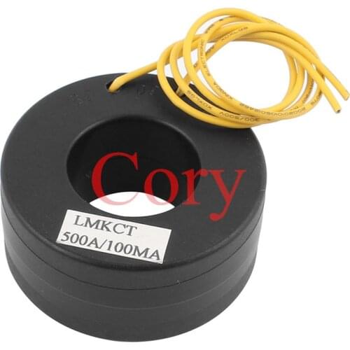 1PCS 500/100mA 500/0.1A RaTio Conductor Through Circular CT Current Transformer