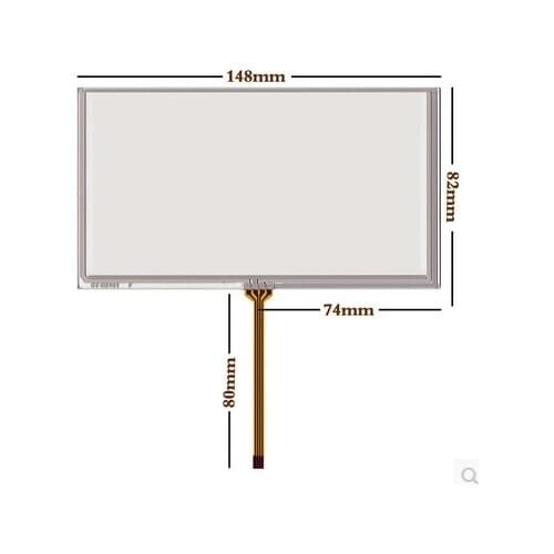 10pcs/lot 148*82 mm New 6.1 inch resistance touchscreen