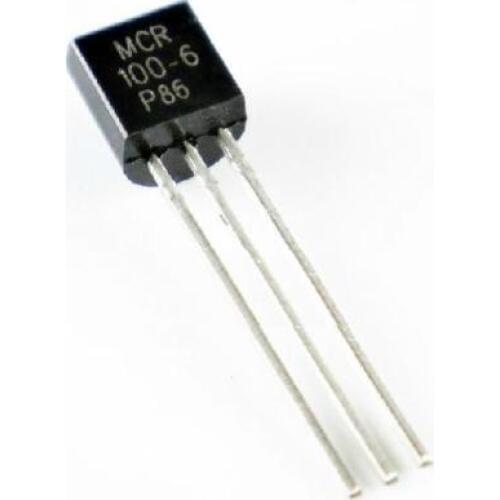 50pcs MCR100-6 TO-92 100-6 Controlled Rectifiers Brand New