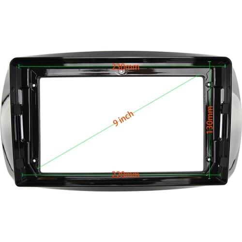 9 INCH Car Audio Frame GPS Navigation Fascia Panel Car dvd Plastic Frame Fascia is suitable for BENZ SMART FOR TWO FOR FOUR