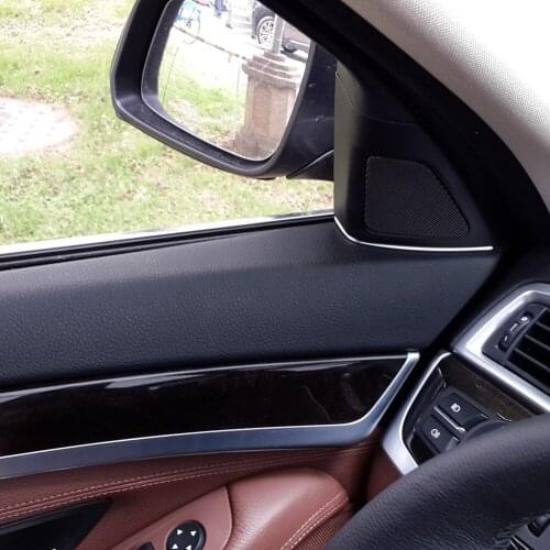 Speaker Gap Cover Trim Unique Parts Front Door Portable Car Ornaments for BMW F10 520 525 14-17 Car Accessories