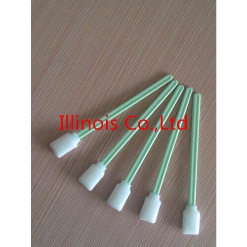 HOT!!green heads cleaning stick for printhead with low price printing machinery part