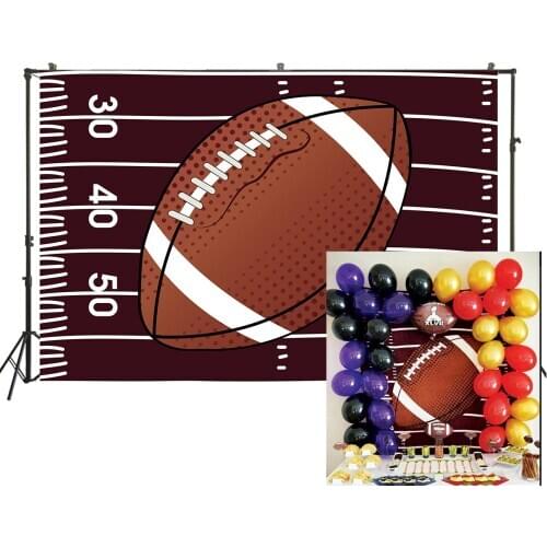 HUAYI Photography Backdrop Birthday Party Desserts Table Decor Photo Background Baseball game Boys Baby Shower BackdropW-3357