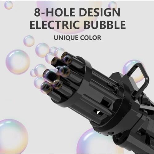 Birthday Gift for Children Boy Girls Bubble Gun Toys New Automatic Bubble Gun Machine Kids Toy Music Gun Outdoor/party/bath Toys