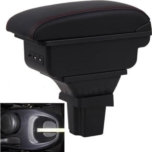 For Chevrolet Onix armrest box central Store content Storage box armrest box with cup holder USB interface
