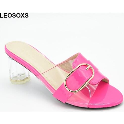 New Sandals Metal Buckle Female Women Shoes Ladies Footwear Comfortable Fashion Sexy Wedding Shoes Womans Dress Sandal 2020