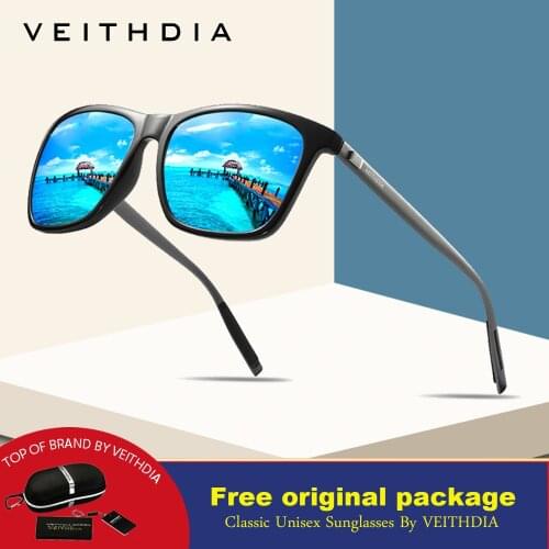 VEITHDIA Brand 2019 Unisex Retro Aluminum+TR90 Sunglasses Polarized Lens Vintage Eyewear Accessories Sun Glasses For Men/Women 2