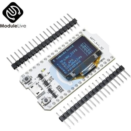 SX1278 ESP32 0.96 inch Blue OLED Display Bluetooth WIFI CP2102 Module Internet Development Board 433mhz For Arduino No Antenna