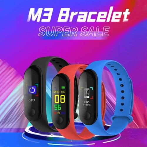 M3 Smart Bracelet Blood Pressure Monitor Sleep Fitneess-Tracker Wristband Smart Watch Sport Smartwatch Bracelet For Men Women#p3