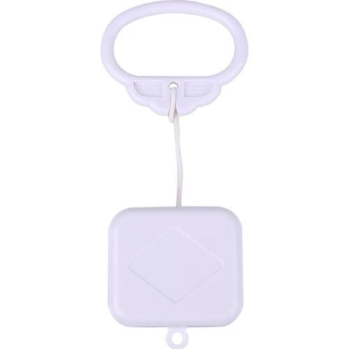 Pull Ring Music Box White ABS Plastic Pull String Clockwork Cord Music Box Baby Infant Kids Bed Bell Rattle Toy Baby Rattles