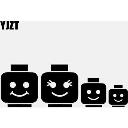 YJZT 16CM*5.8CM Family Stick Figure Dad Mom Children Car Sticker Decal Vinyl Art Black/Silver C3-2123