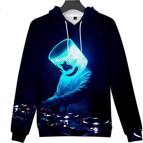 Hot Sales Autumn Winter Sweatshirts Candy Band DJ 3D Digital Printing Hoodies Men Kids Fashion Streetwear Hoodie Casual Jacket