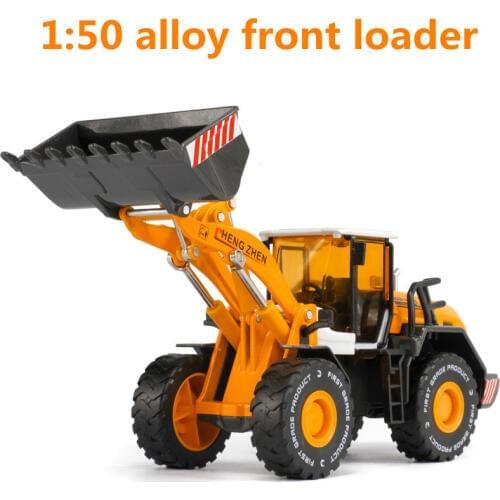 1:50 alloy engineering vehicles,high simulation model of front loader,childrens educational toys,metal diecasts, free shipping