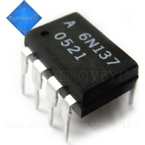 10pcs/lot 6N137 DIP8 6N137 DIP DIP-8 new and original IC In Stock