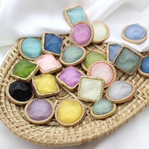 10pcs Metal Buttons For Clothing DIY Apparel Sewing Decorative Button For Crafts Accessories GT-9057