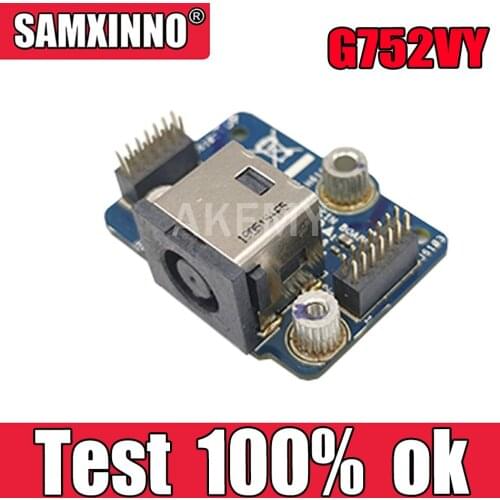 Akemy G752VY DC Board Port For Asus G752V G752VM G752VT G752VY G752VS G752VL DC Power Jack Power Board Connector