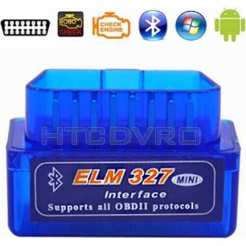 Mini ELM327 Bluetooth V2.1 OBD2 Android Car Scanner Automotive ELM 327 Bluetooth OBDII Auto Diagnostic Tool