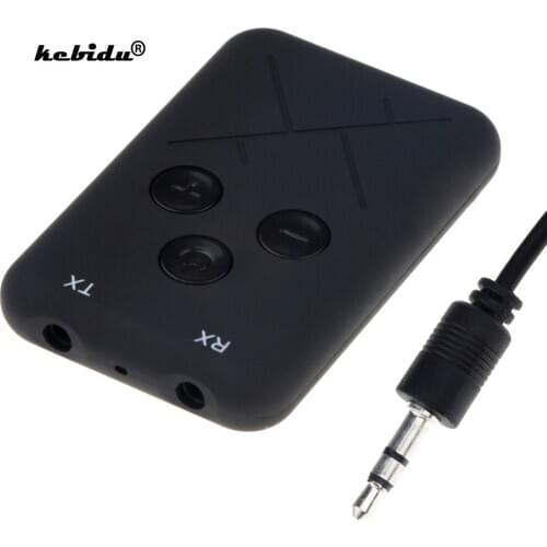 Dropship 3.5mm Audio Wireless Bluetooth Transmitter Receiver Adapter 2 in 1 Stereo Audio Music Adapter Cable for TV Car Speaker