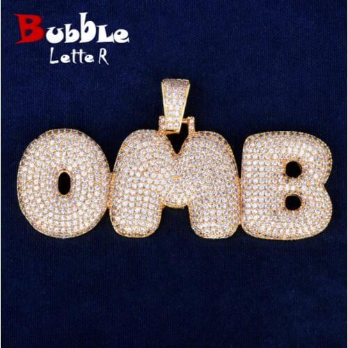Bubble letter Men's Chains