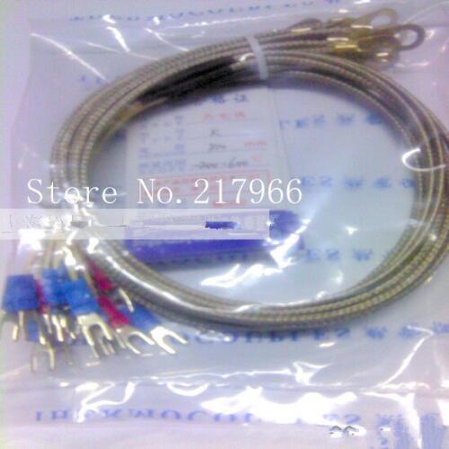 E-type and K-type thermocouple wire shielded cable with a hole two noodle nose round terminal Non-standard customization