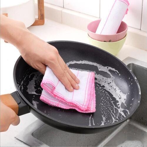 Yarn cotton cloth kitchen towel anti-oil articulos de cocina home garden dishcloth household pano de prato H399