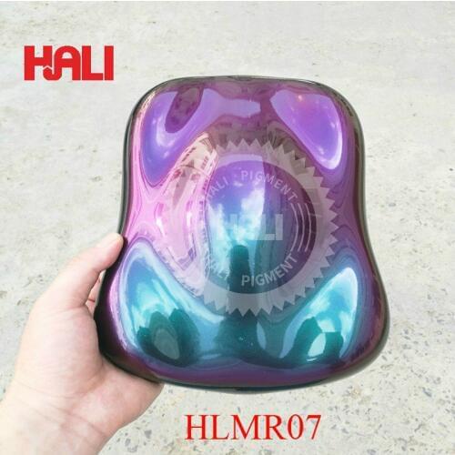 Chrome Pigment Dazzling DIY Salon Micro Holographic Powder,item:HLMR07,color:green/yellow/purple,weight:1gram..,free shipping