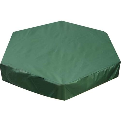 Sandpit Cover Hexagonal Sandpit Cover With Drawstring Waterproof Dust-Proof Sandbox Covers For Garden Outdoor Dropshipping