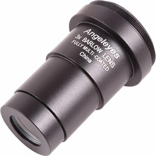 Metal 1.25 Inch 3X Barlow Lens / Camera M42 T Adapter Telescope Eyepiece