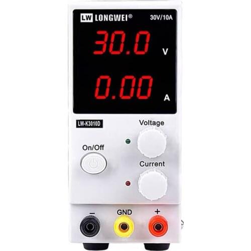 30V 10A Mini Adjustable DC Power Supply K3010D 4 Digit Display Switch Regulator Laboratory Power Supply For Phone Laptop Repair