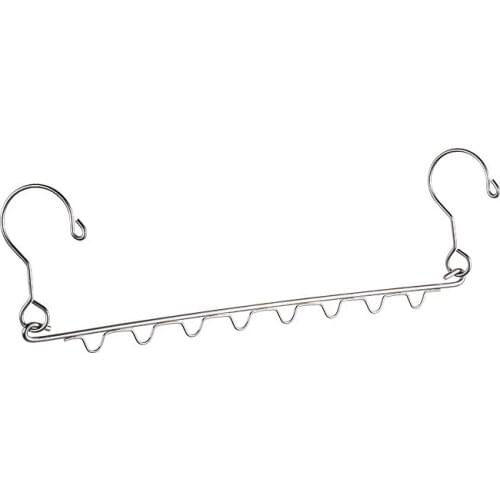 Multifunctional Stainless Steel Hanger Household Space Saving Wardrobe Storage Non-slip Hook Folding Drying Rack