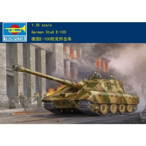Trumpeter model 01596 1/35 German Super heavy Jagdpanzer E-100 Tank model kit