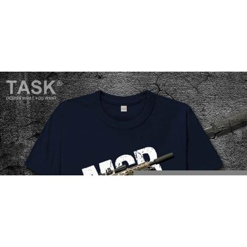 USA MSR Sniper Rifle Guns fan printing Short sleeve t-shirt mens shootout game jedi CSGO Half-sleeve tees fashion casual tops