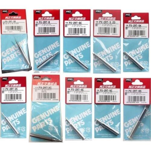 Original Japan GOOT PX-2RT Welding Tips for PX-201 PX-232 PX-238 PX-242 PX-336 SVS-500 Soldering iron Replacement Solder Parts