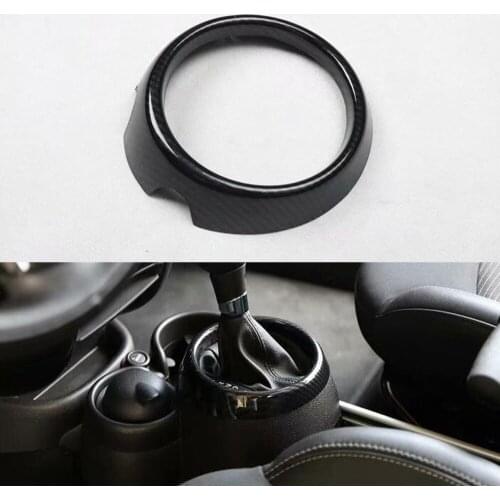 New ABS Car Styling For BMW MINI Countryman R60 2013-2016 LHD Gear Shift Panel Ring Trim Auto Molidng