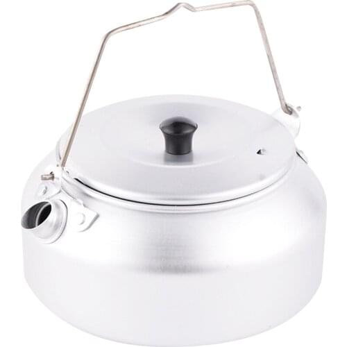 0.8L Camping Kettle Ultralight Aluminum Teapot Portable Water Tea Pot for Camping Hiking Picnic Backpacking