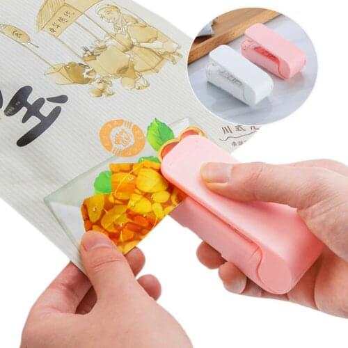 Portable Snack Storage Kitchen Household Sealing Machine Mini Heat Sealer Plastic Bag Vegetables Gadgets Handheld Food Fruits