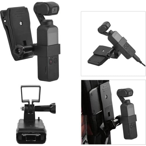 Backpack Clip Holder for DJI Osmo Pocket Camera Handheld Expansion Stand Bracket Mount Holder for Microphone Flash Light Monitor