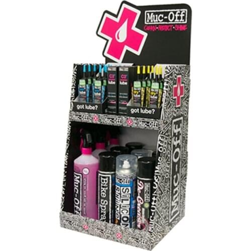 Folding Customized Tiers Cardboard Countertop Display for Retailers