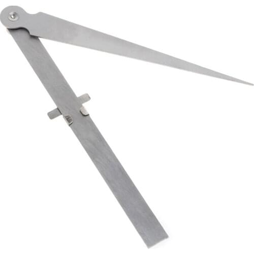 Welding Taper Feeler Bore Gauge Gage Stainless Steel Depth Ruler Hole Inspection