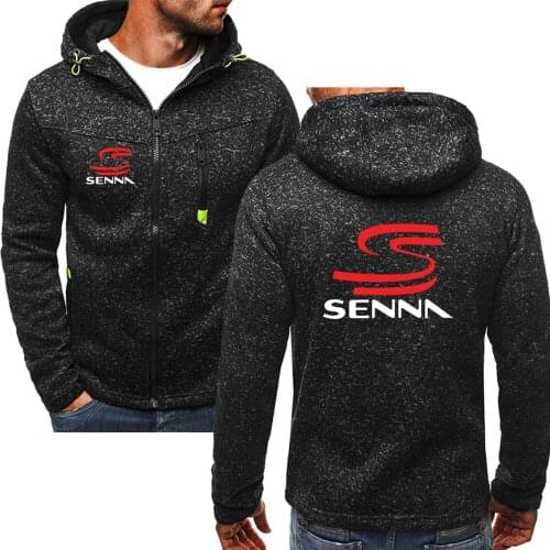 2021Mens and womens hoodie zipper autumn and winter letter printing sweater F1 McLaren Senna Oversized Hoodie Sweatshirt S-4XL