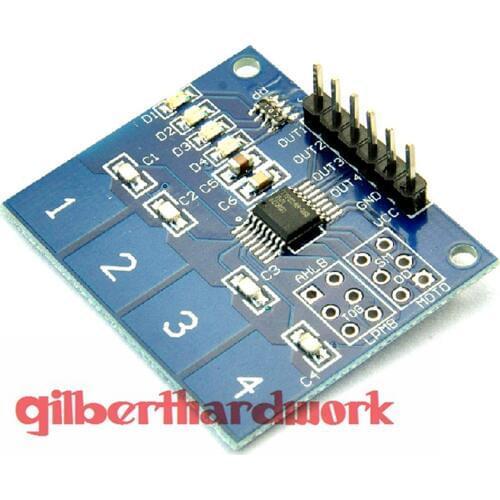 Ttp224 4 Digital Touch Sensor Modul Capacitive Touch Switch
