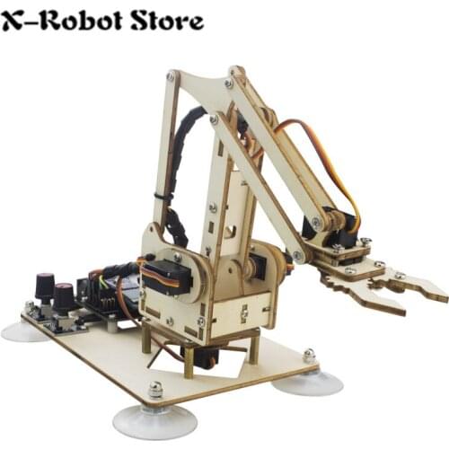 DIY Smart Robot Car Unassemble Robot Arm Hand Kit -Sloth Learning Kit for Arduino DIY Wireless Remote Control Robot Toy Drone