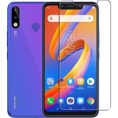 9H HD Tempered Glass For Tecno Spark 3 Pro Protective Film ON Spark3Pro Phone Screen Protector Cover