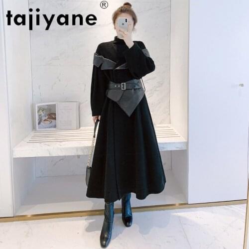 Women Coat Winter Wool 2021 Womens 100% Wool Jackets Woman Double-sided Woolen Jacket Long Coats Mujer Parkas TN1452