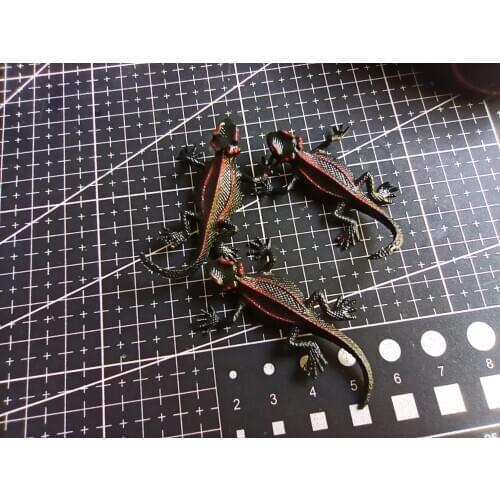 1pcs/lot pvc number 7 Simulation lizard Cabochons Scrapbooking Hair Bow Center DIY Christmas decration